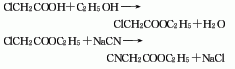 Ethyl cyanoacetate can be prepared by ethyl chloroacetate and sodium cyanide